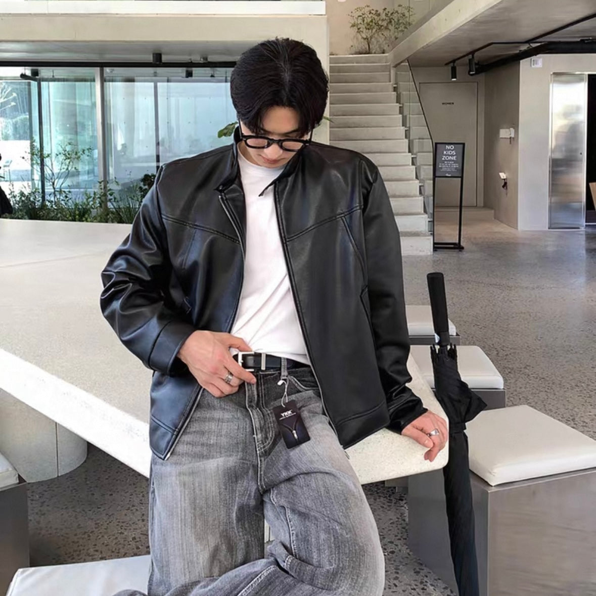 Men's High Sense Leather Jacket